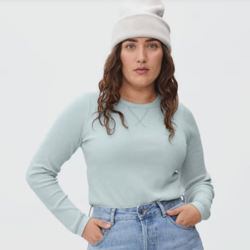 Nwot Everlane The Organic Cotton Waffle Tee Size M